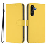 Til Samsung Galaxy M16 5G / Galaxy F16 5G Solid Farve Pung Læder Telefoncover med Rem
