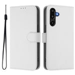 Til Samsung Galaxy M16 5G / Galaxy F16 5G Solid Farve Pung Læder Telefoncover med Rem