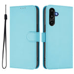 Til Samsung Galaxy M16 5G / Galaxy F16 5G Solid Farve Pung Læder Telefoncover med Rem