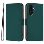 Til Samsung Galaxy M16 5G / Galaxy F16 5G Solid Farve Pung Læder Telefoncover med Rem