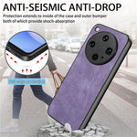 For Oppo Find X8 Ultra 5G Case Shockproof Slim Retro Leather Phone Back Cover