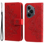 For Honor 400 Pro 5G (Global) Case Floral Pattern PU Leather Wallet Stand Phone Cover