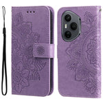 For Honor 400 Pro 5G (Global) Case Floral Pattern PU Leather Wallet Stand Phone Cover