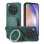 For Oppo Find X8s 5G Phone Case with Rotating Kickstand Stress Relief Retro Leather Back Cover
