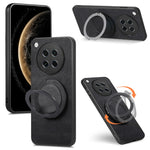 For Oppo Find X8s 5G Phone Case with Rotating Kickstand Stress Relief Retro Leather Back Cover