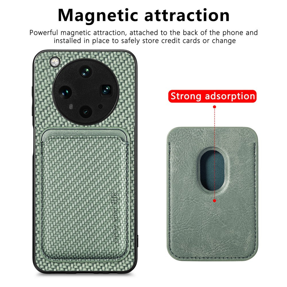 For Oppo Find X8 Ultra 5G Case Magnetic Detachable Card Holder Phone Back Cover