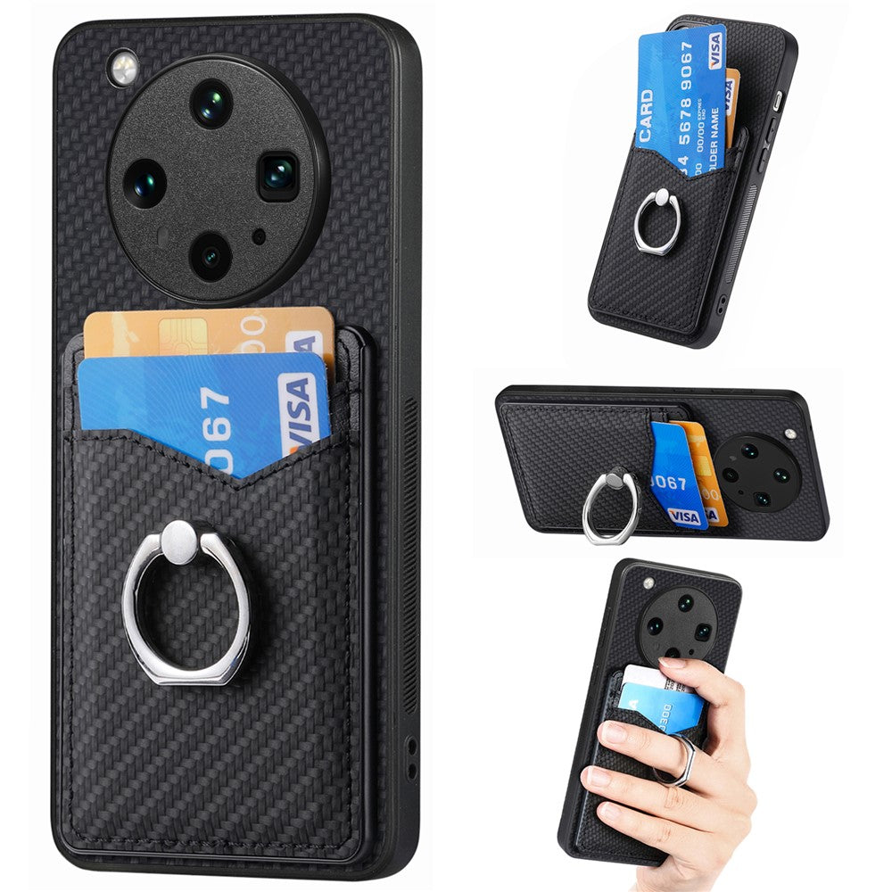 For Oppo Find X8 Ultra 5G Case Card Slots Ring Holder Kickstand Phone Cover