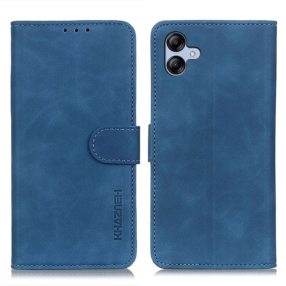KHAZNEH PU-läderskal till Samsung Galaxy A08 5G / A08 4G / A07 5G / A07 4G / A07s 4G / A06 4G / A06 5G Retrotexturerat mobilskal