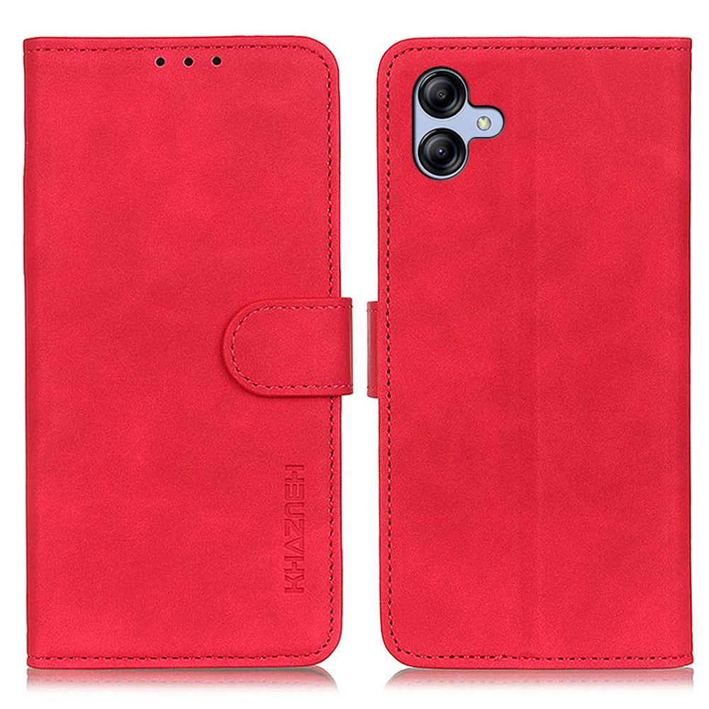 KHAZNEH PU-läderskal till Samsung Galaxy A08 5G / A08 4G / A07 5G / A07 4G / A07s 4G / A06 4G / A06 5G Retrotexturerat mobilskal