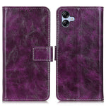 Pungcover til Samsung Galaxy A08 5G / A08 4G / A07 5G / A07 4G / A07s 4G / A06 4G / A06 5G, lædercover med Crazy Horse-tekstur