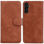 Smartphone-skal för Samsung Galaxy A14 5G / A14 4G, heltäckande PU-läderfodral med fällbart stativ, plånboksfodral, stativ