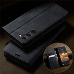 CASEME For Samsung Galaxy S23+ Case  033 Series RFID Blocking Wallet Stand Calf Texture Leather Phone Cover