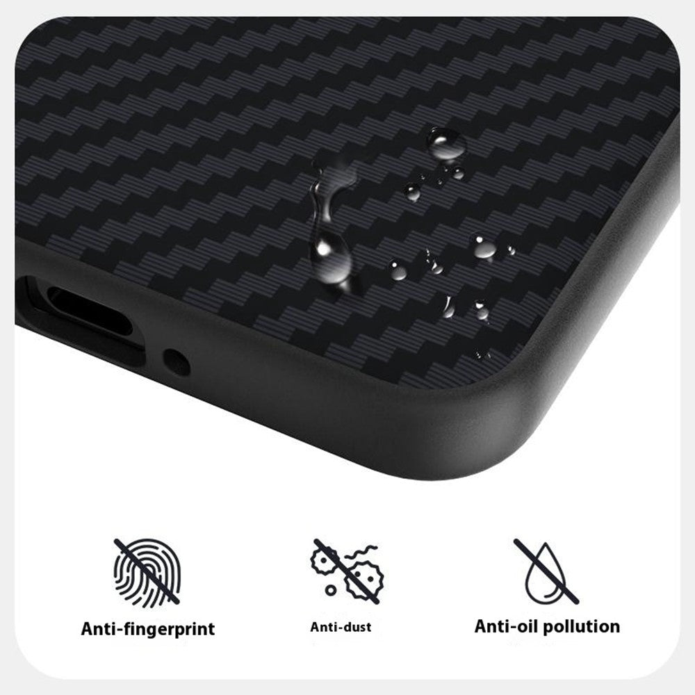 ABEEL For Xiaomi 15S Pro Magnetic Case Carbon Fiber Texture Back Cover