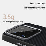 ABEEL For Xiaomi 15S Pro Magnetic Case Wide Carbon Fiber Texture Back Cover