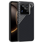 ABEEL For Xiaomi 15S Pro Magnetic Case Wide Carbon Fiber Texture Back Cover