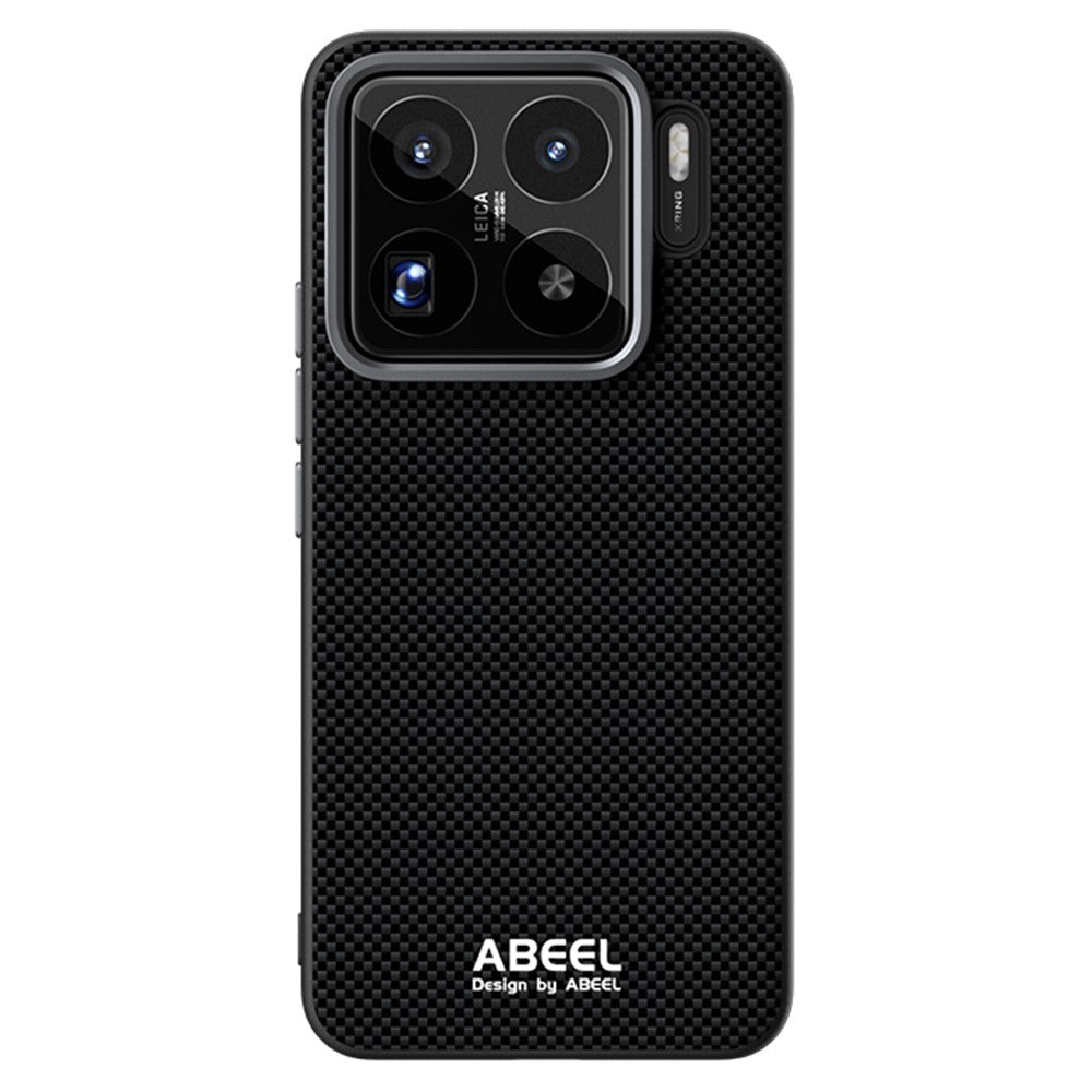 ABEEL For Xiaomi 15S Pro Magnetic Case Printed PC TPU Aluminum Alloy Leather Phone Cover