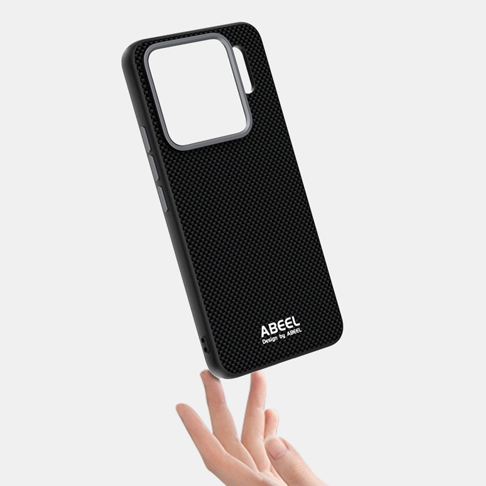 ABEEL For Xiaomi 15S Pro Magnetic Case Printed PC TPU Aluminum Alloy Leather Phone Cover
