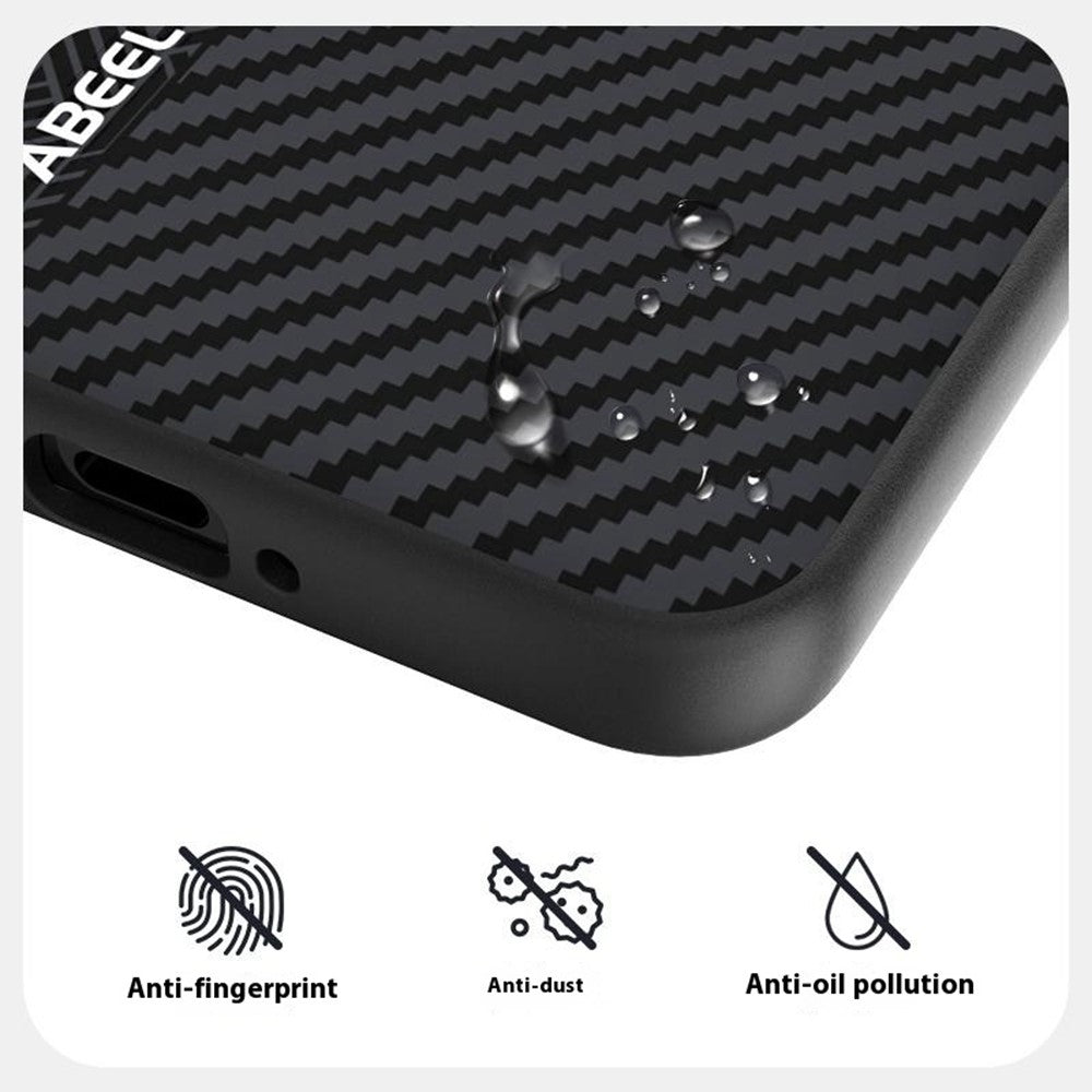 ABEEL Magnetiskt Skal För Xiaomi 15S Pro PC + TPU + Aluminiumlegering + PU-läder Slimmat mobilskal