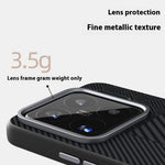ABEEL Magnetiskt Skal För Xiaomi 15S Pro PC + TPU + Aluminiumlegering + PU-läder Slimmat mobilskal