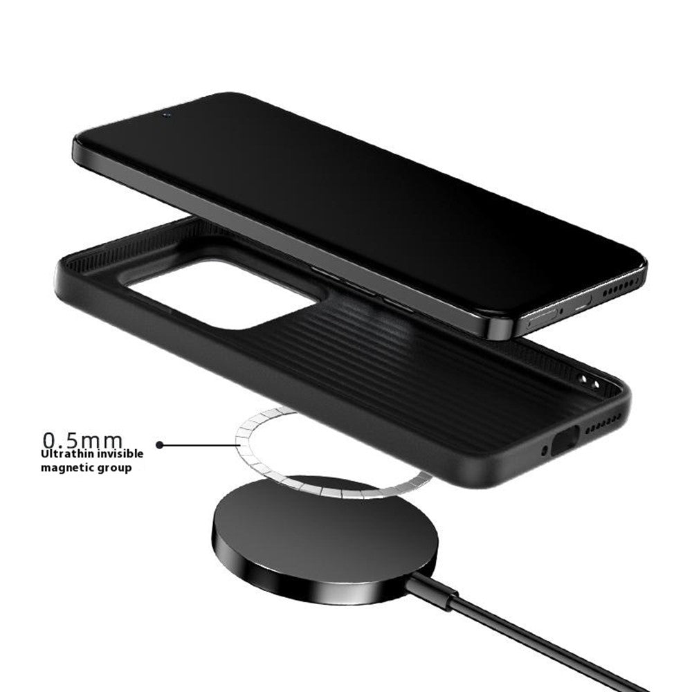 ABEEL For Xiaomi 15S Pro Magnetic Case Ultra Slim PC TPU Phone Back Cover