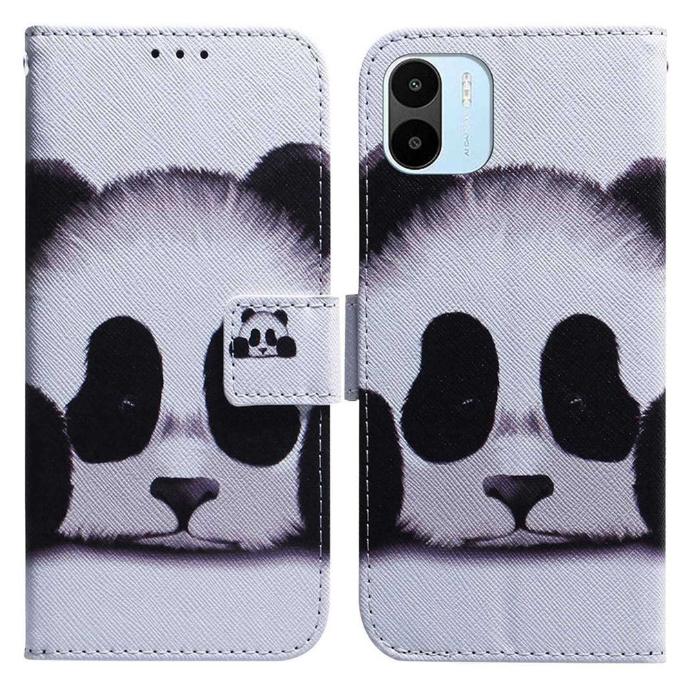 For Xiaomi Redmi A1 4G / A2 4G Pattern Printing Flip Case PU Leather Stand Wallet Magnetic Clasp Shockproof Phone Cover