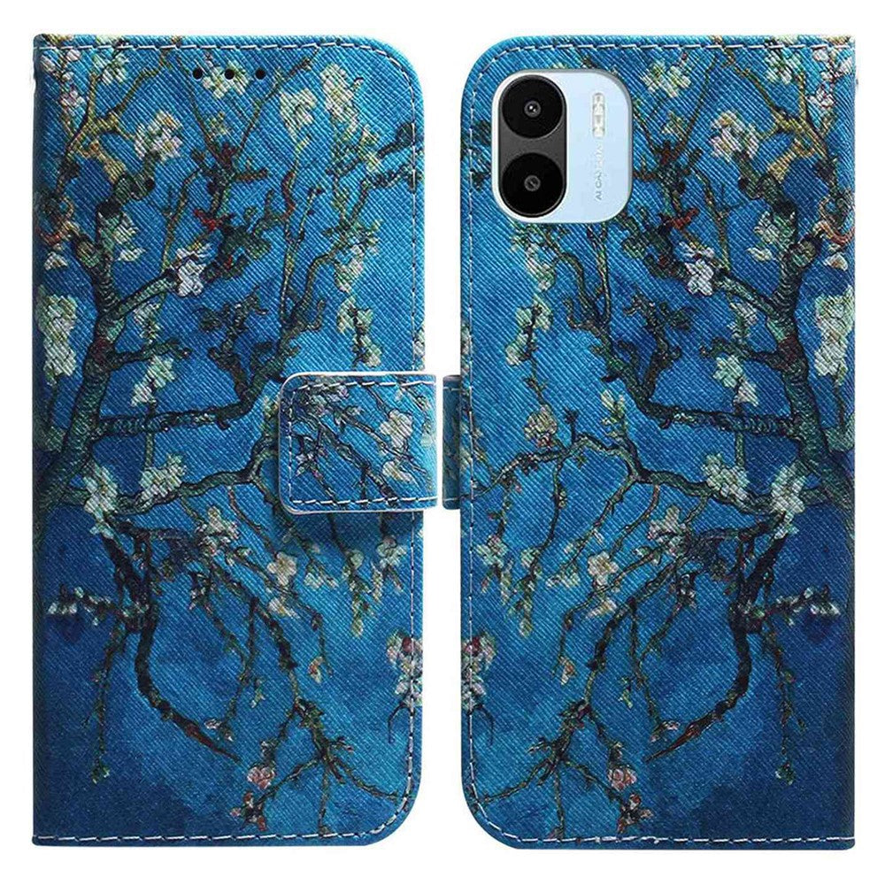 For Xiaomi Redmi A1 4G / A2 4G Pattern Printing Flip Case PU Leather Stand Wallet Magnetic Clasp Shockproof Phone Cover