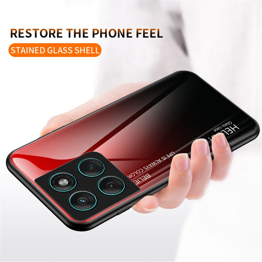 For Motorola Edge 60 Fusion 5G / Edge 60 5G  Case Anti-Scratch Tempered Glass + PC + TPU Phone Cover