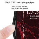 For Motorola Edge 60 Fusion 5G / Edge 60 5G Case Marble Pattern Tempered Glass + PC + TPU Protective Phone Cover
