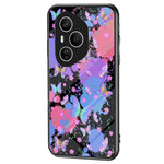 For Honor 400 Pro 5G (Global) Case Butterfly Pattern TPU + Tempered Glass Protective Phone Cover