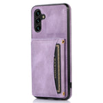 Til Samsung Galaxy A56 5G Telefoncover Tre-fold Pung Kickstand PU Læder + TPU Bagcover