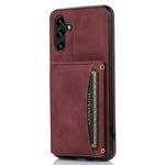 Til Samsung Galaxy A56 5G Telefoncover Tre-fold Pung Kickstand PU Læder + TPU Bagcover