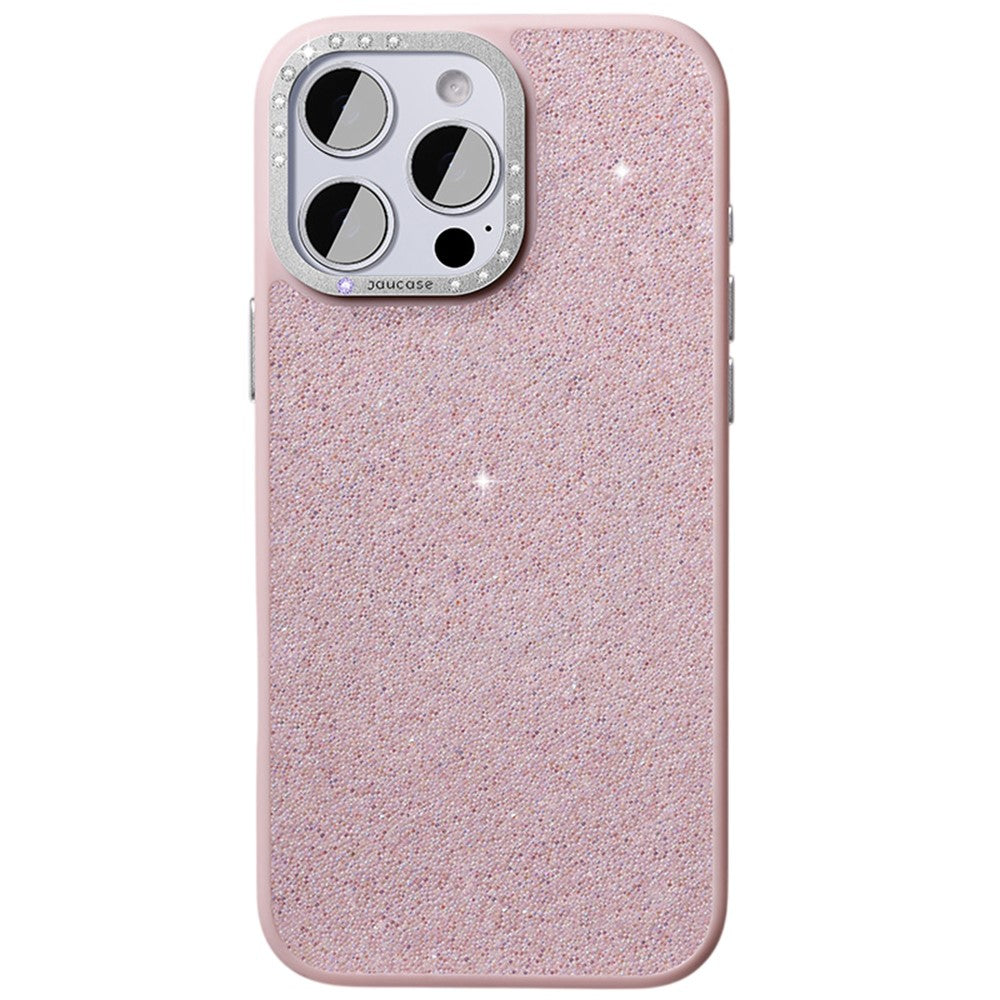 JAUCASE For iPhone 15 Pro Max Case Compatible with MagSafe Textured PU + TPU + PC Phone Back Cover