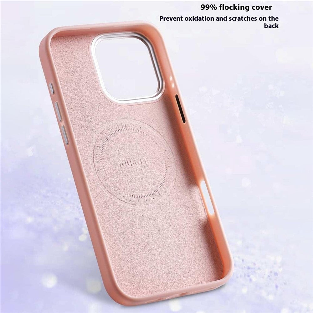JAUCASE For iPhone 15 Pro Max Case Compatible with MagSafe Textured PU + TPU + PC Phone Back Cover
