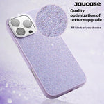 JAUCASE For iPhone 15 Pro Max Case Compatible with MagSafe Textured PU + TPU + PC Phone Back Cover