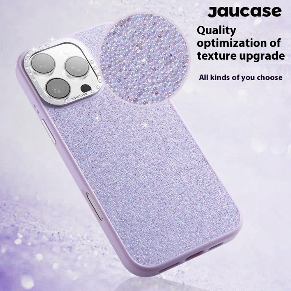 JAUCASE For iPhone 15 Pro Max Case Compatible with MagSafe Textured PU + TPU + PC Phone Back Cover