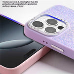 JAUCASE For iPhone 15 Pro Max Case Compatible with MagSafe Textured PU + TPU + PC Phone Back Cover