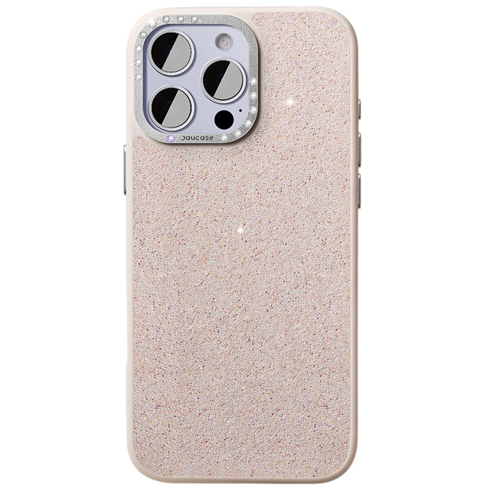 JAUCASE For iPhone 15 Pro Max Case Compatible with MagSafe Textured PU + TPU + PC Phone Back Cover