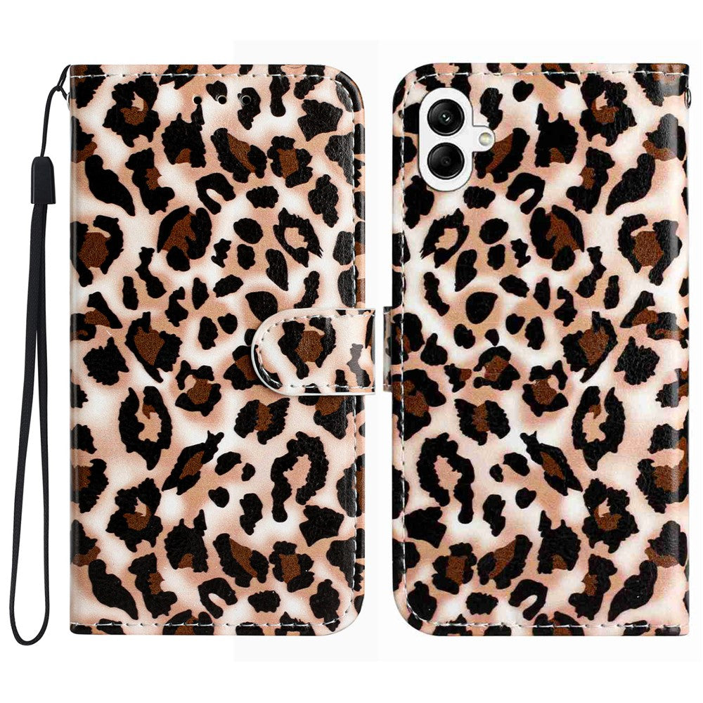 For Samsung Galaxy A08 5G / A08 4G / A07 4G Printed Pattern PU Leather Phone Cover Wallet Case with Stand