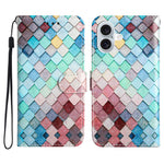For iPhone 17 Wallet Case Printed Pattern Design Leather Phone Cover