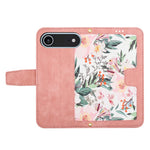 Til iPhone Air Cover i PU-læder med blomstermotiv og kortpladser/håndledsrem