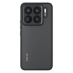 For Xiaomi 15S Pro Case Skin-Touch TPU + PC Matte Phone Back Cover, Transparent Black