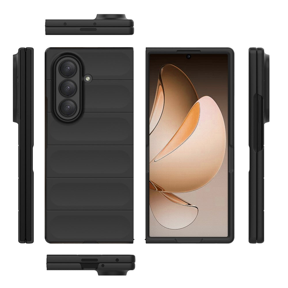 For Samsung Galaxy Z Fold7 5G Case Anti-Drop Soft TPU Rugged Phone Back Cover
