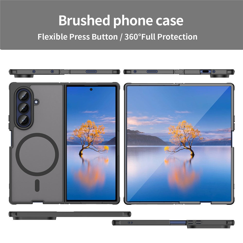 For Samsung Galaxy Z Fold7 5G Magnetic Case Anti Drop PC + TPU Phone Cover