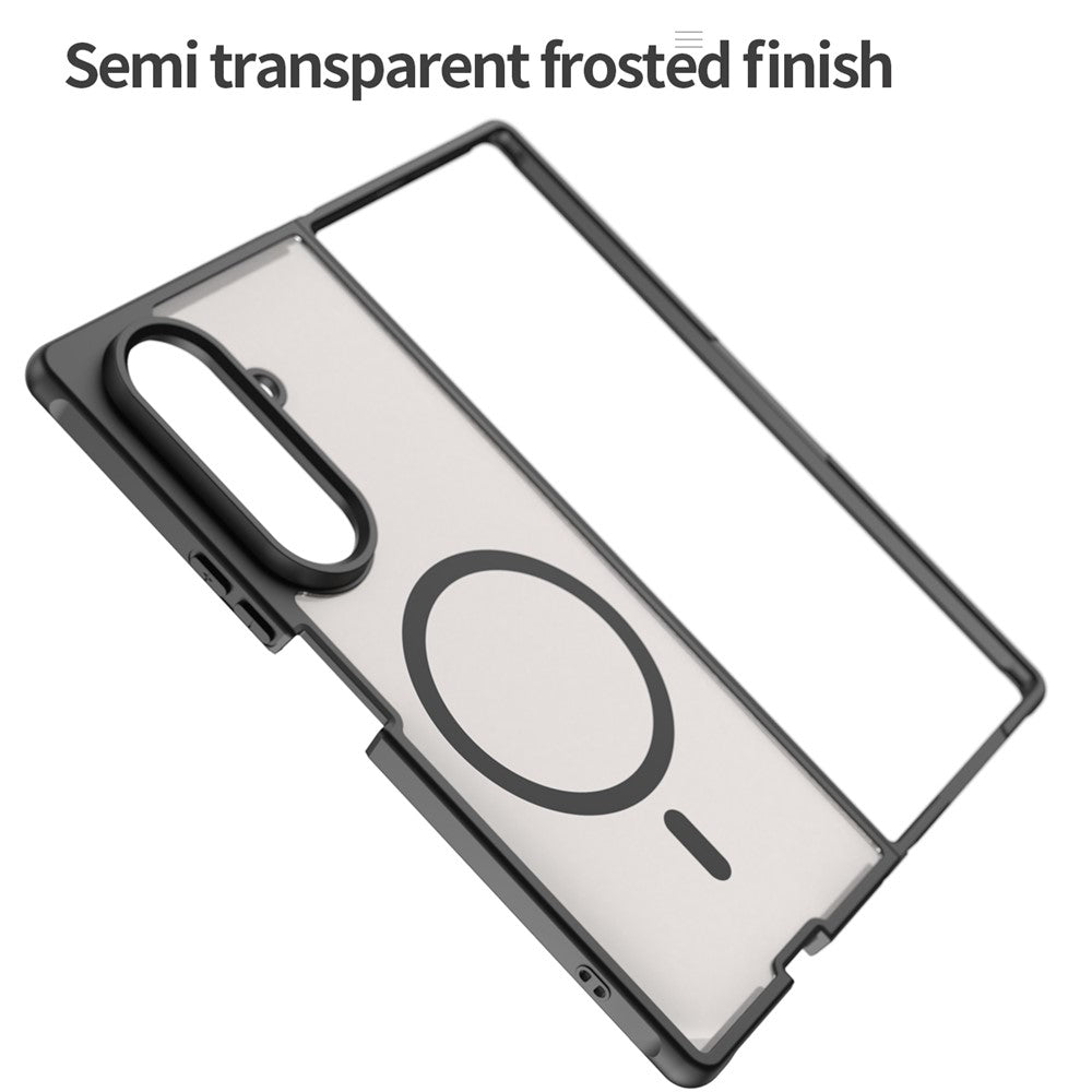 For Samsung Galaxy Z Fold7 5G Magnetic Case Anti Drop PC + TPU Phone Cover
