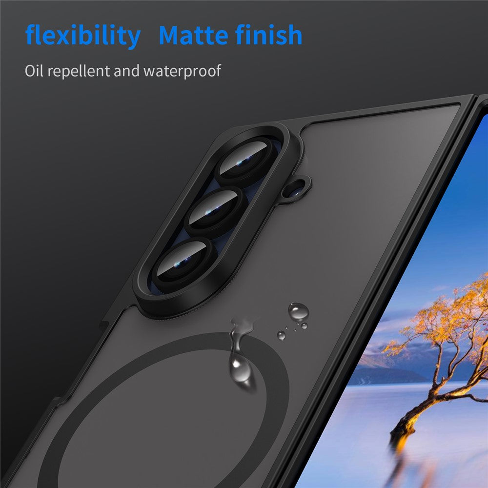 For Samsung Galaxy Z Fold7 5G Magnetic Case Anti Drop PC + TPU Phone Cover