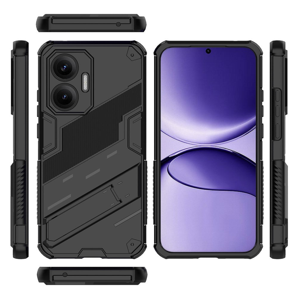 For Xiaomi Poco F7 5G / Redmi Turbo 4 Pro 5G Case PC + TPU Shockproof Phone Cover with Kickstand