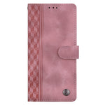 For Xiaomi Redmi Note 14 Pro 4G Leather Case Imprinted Checkered Pattern Wallet Stand Flip Phone Cover