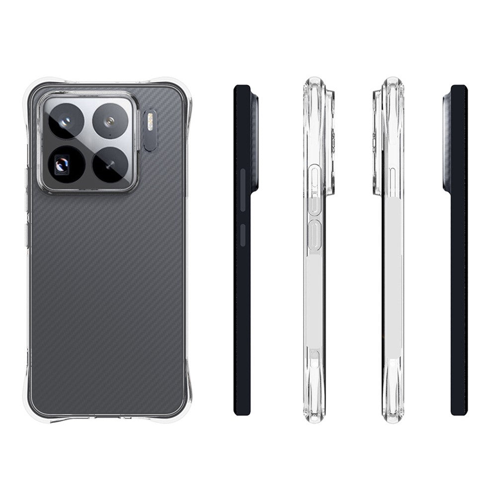 For Xiaomi 15S Pro TPU Phone Case Non Slip Transparent Mobile Phone Cover
