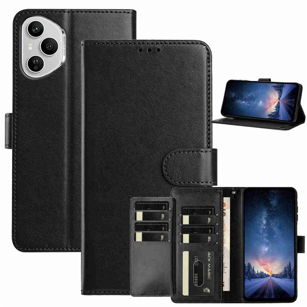 For Honor 400 Pro 5G (Global) Wallet Cover med Stand PU Læder Folio Flip Cover med 8 Kortlommer