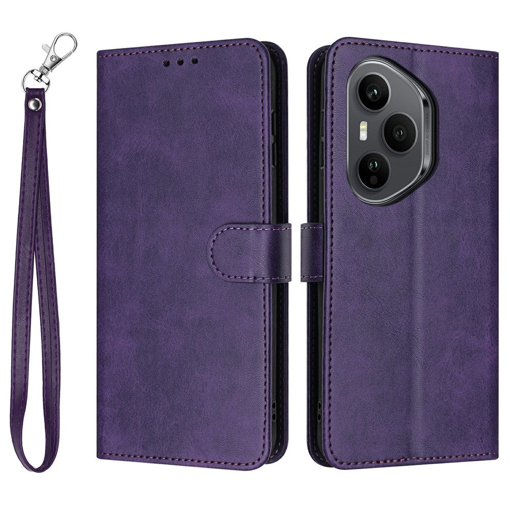 For Honor 400 Pro 5G (Global) Case Flip Stand PU Leather Wallet Phone Cover Calf Texture
